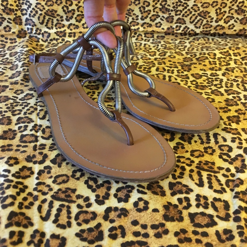 Cute metal sandals